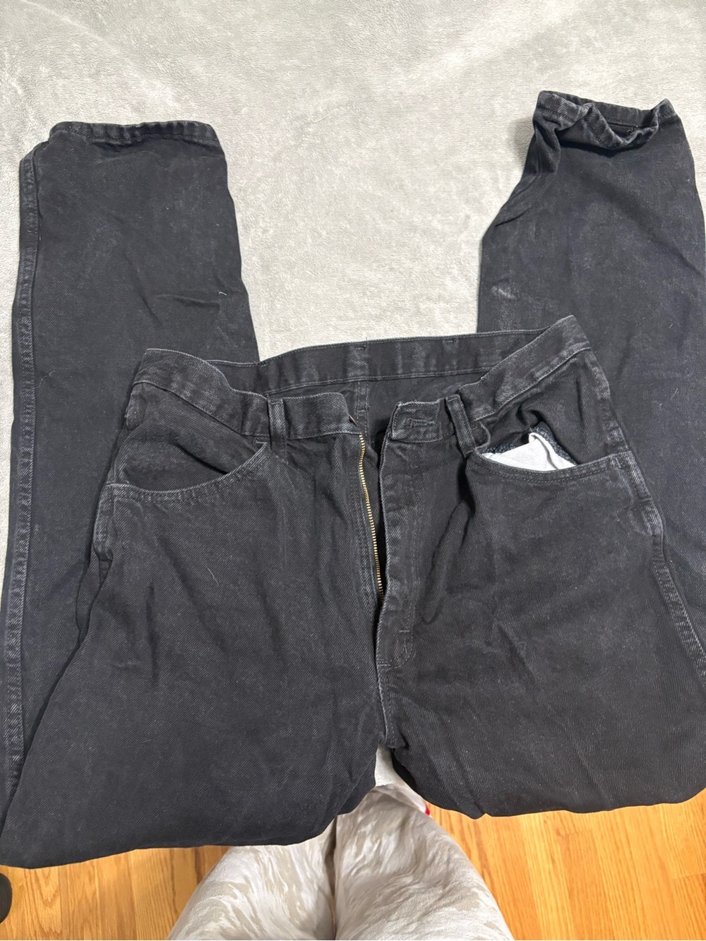 Rustler Men's Straight Jeans Black